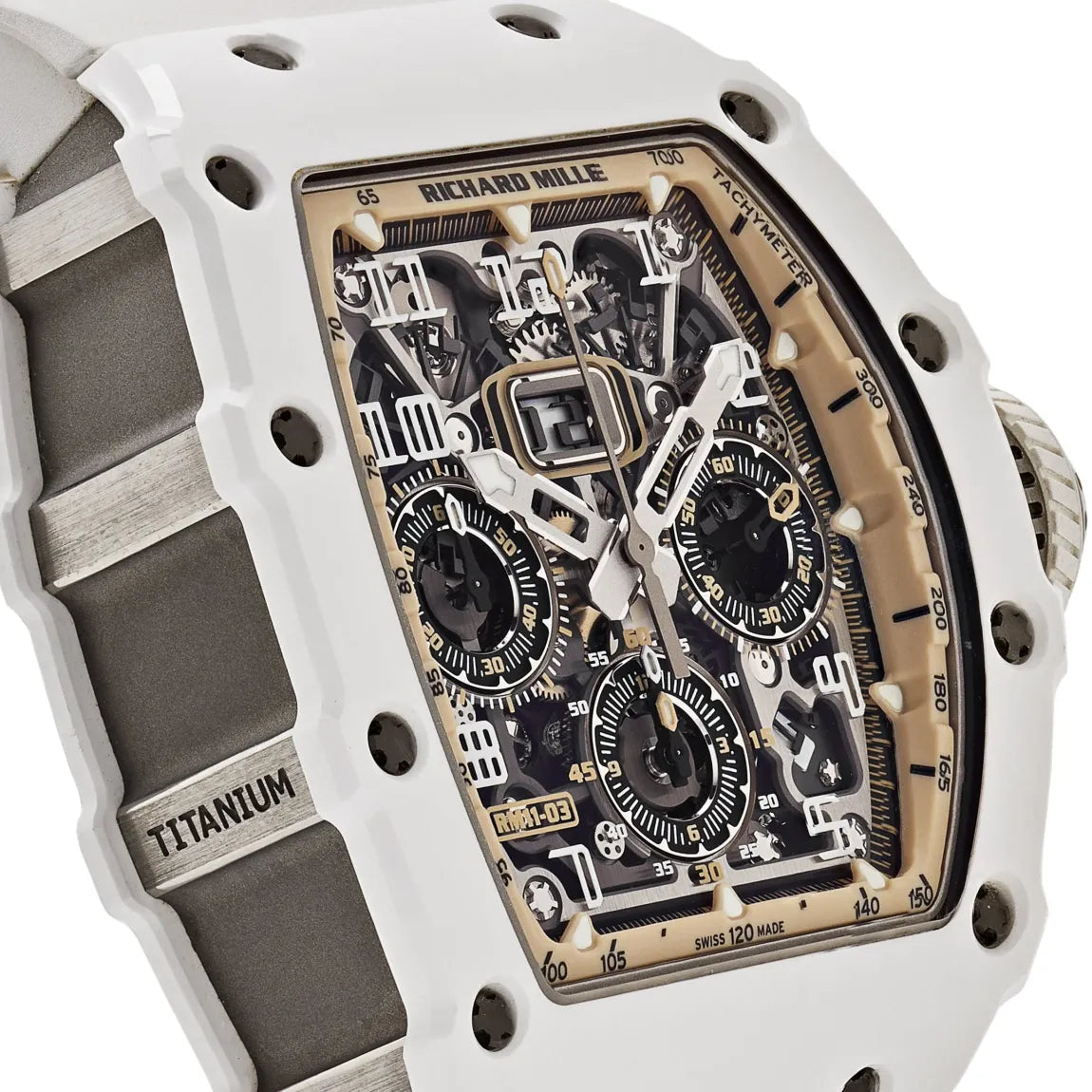 Relógio RM 11-03 'Last White Edition' Automatic Flyback Chronograph