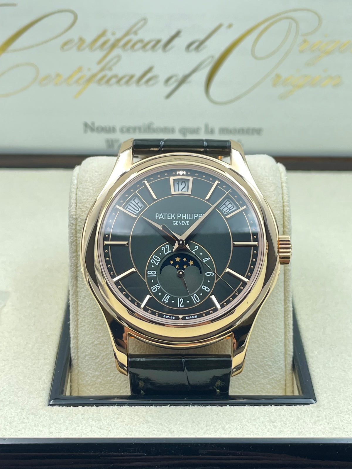 Relógio Moon-Phase 40mm - Acompanha Caixa e Certificado