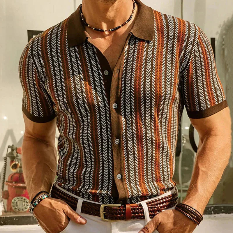 Camisa Bradley Short Sleeve Button-Up