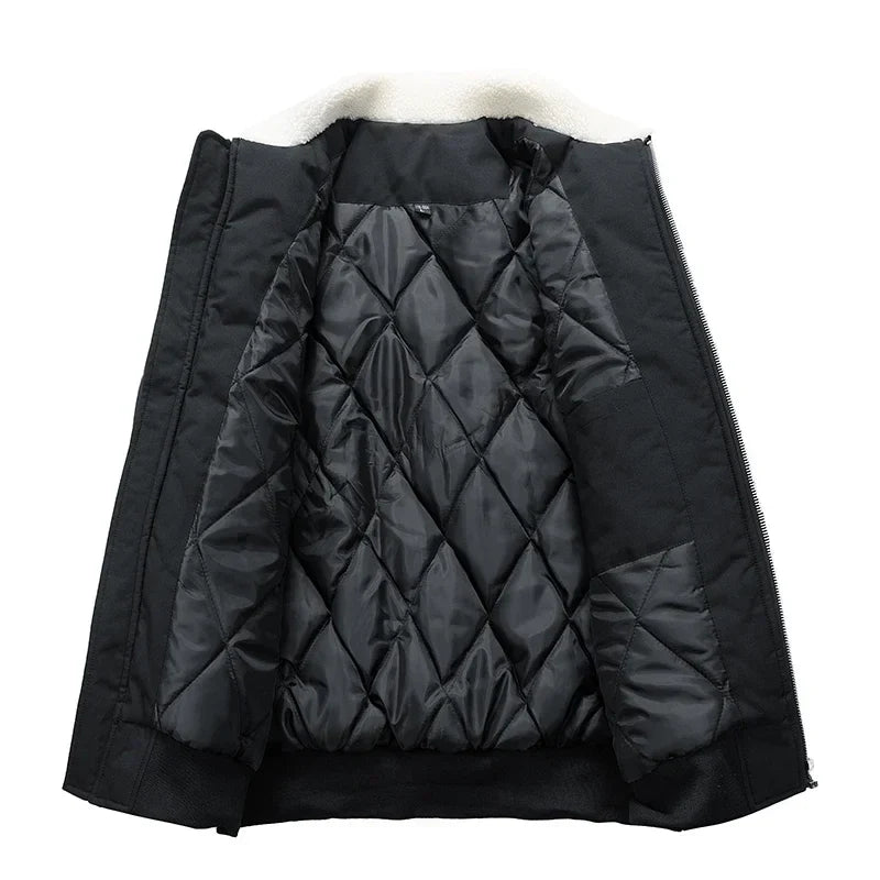 Jaqueta Denis Fur Collar