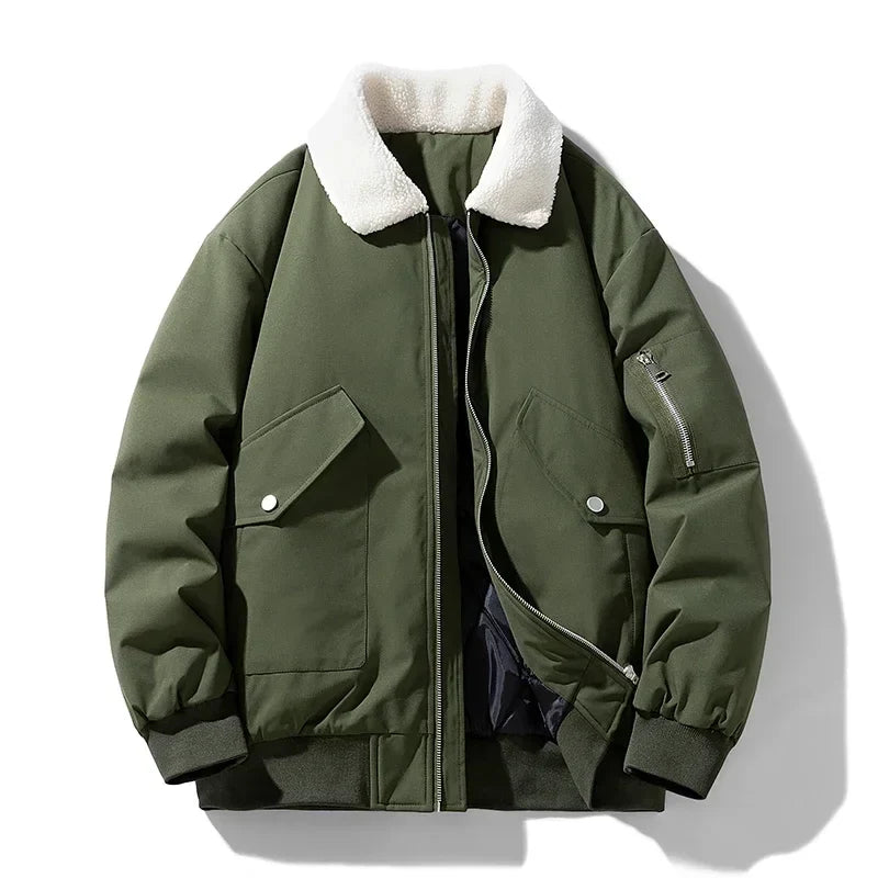 Jaqueta Denis Fur Collar