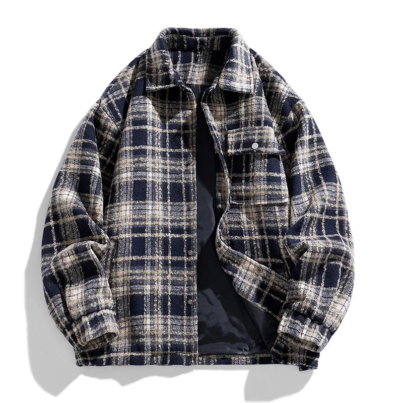 Jaqueta Classic Plaid Cashmere