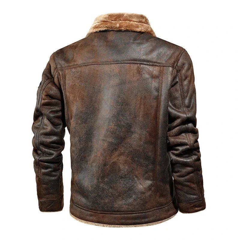 Jaqueta Masculina de Couro Bellvian