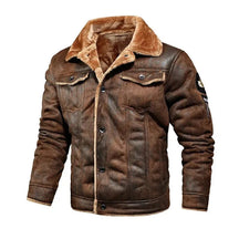 Jaqueta Masculina de Couro Bellvian