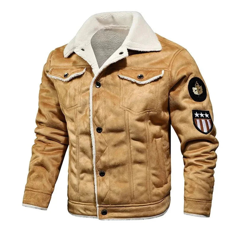 Jaqueta Masculina de Couro Bellvian